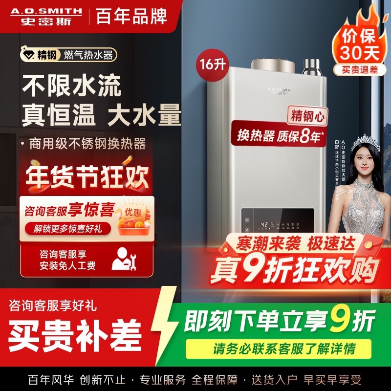 A.O.史密斯燃气热水器JSQ31-MN5