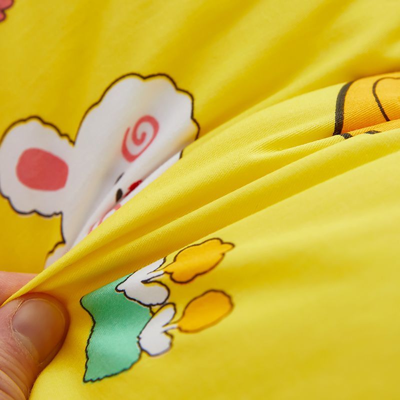 豆豆儿童枕头凉感丝枕芯1-12岁婴儿幼儿园小学生枕高清大图