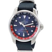 Certina瑞士手表 DS ACTION GMT 自动机械表 夜光蓝盘男士潜水表