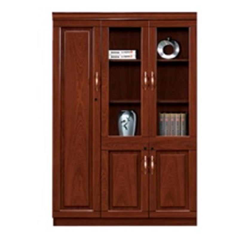 大央文件柜SL-103左 1350W*420D*2000H书架落地置物架客厅家用靠墙收纳柜子储物柜办公室文件柜简易书高清大图