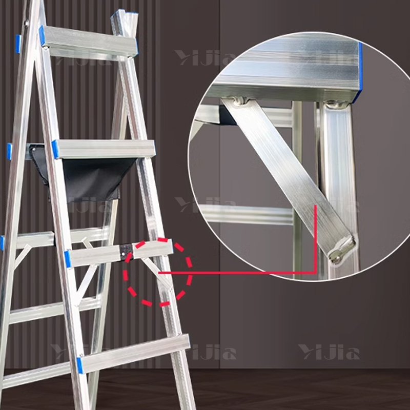 翌嘉 YJ4121151多功能便携式工程梯人字梯伸缩折叠梯高清大图