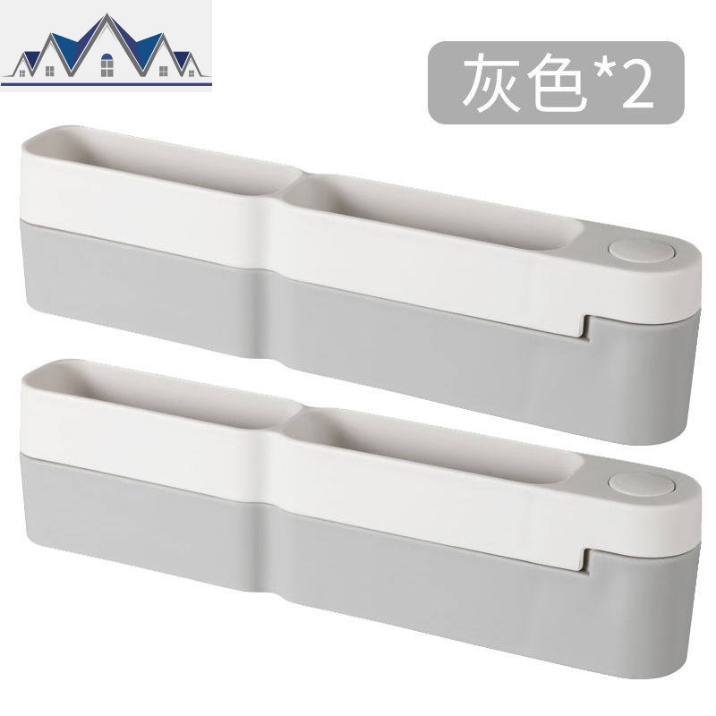 浴室拖鞋架卫生间置物墙壁挂式可折叠免打孔沥水架子厕所收纳神器_1_109 灰色2个装（浴室+客厅）已省3.8元