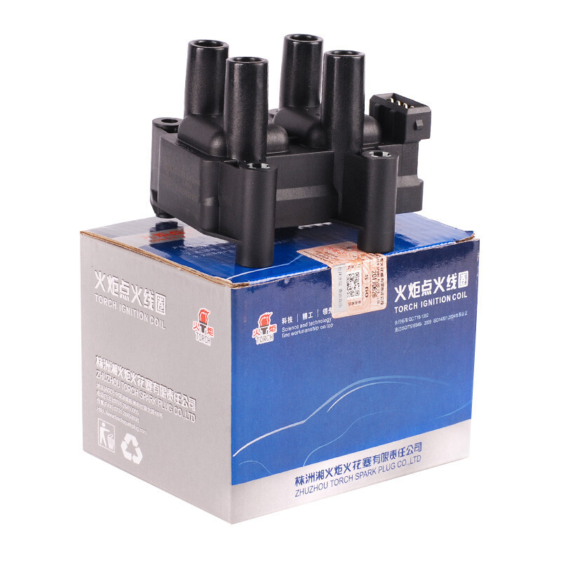 火炬(TORCH)点火线圈高压包DQG12424-BM单只装(别克赛欧/凯越/奇瑞/吉利全球鹰/雪铁龙/三菱)