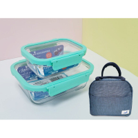 乐玮(Le Wei) 保鲜盒650ML+1040ML L6007