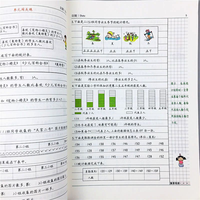 2二年级下册数学笔记数学复习资料人教版2二年级下册数学练习题 人教版二年级下册数学易错题