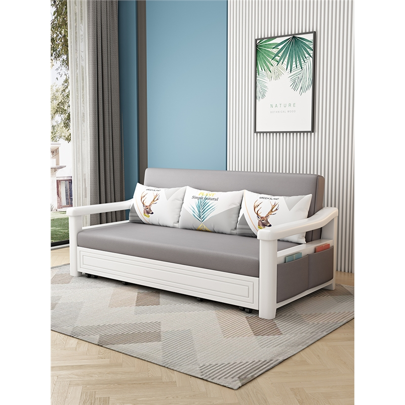 古达沙发床可折叠床多功能拆洗单人双人小户型储物米客厅坐卧两用视频