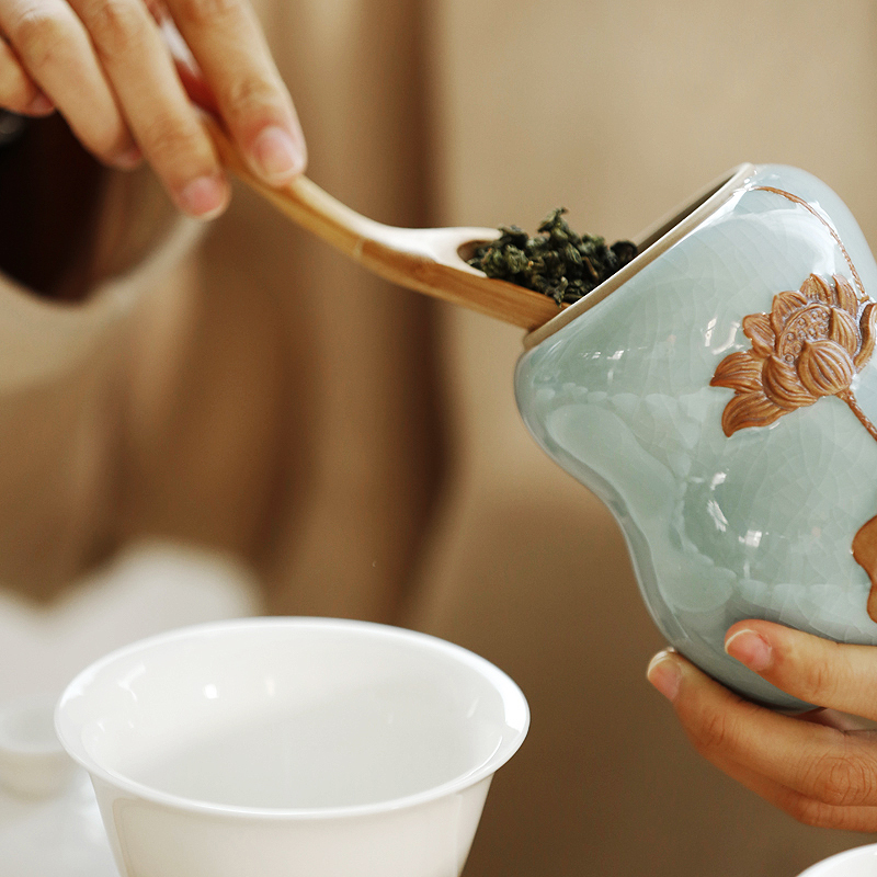 尚帝(shangdi)羊脂玉瓷功夫茶具套装德化白瓷整套茶具茶壶茶杯陶瓷盖碗过滤赠送茶盘