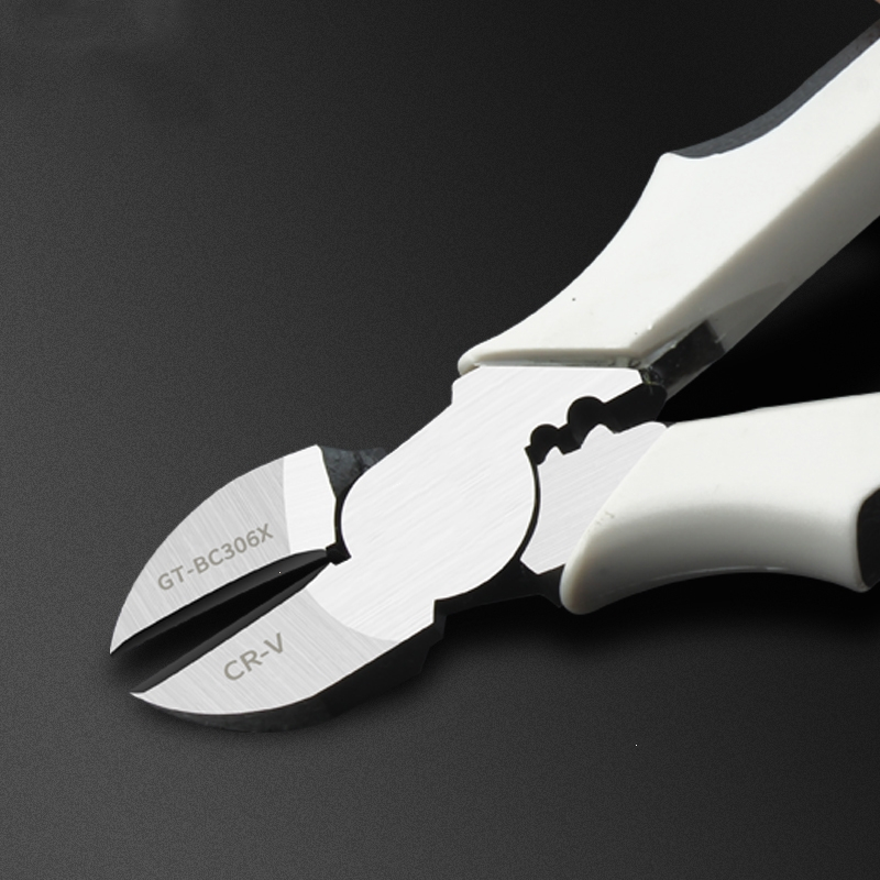 工业级水口钳理线家6寸偏口钳子斜嘴电子钳5寸模型小剪钳电工斜口钳