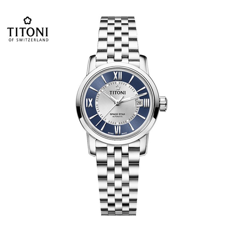 titoni梅花天星系列女士机械表23538s580视频