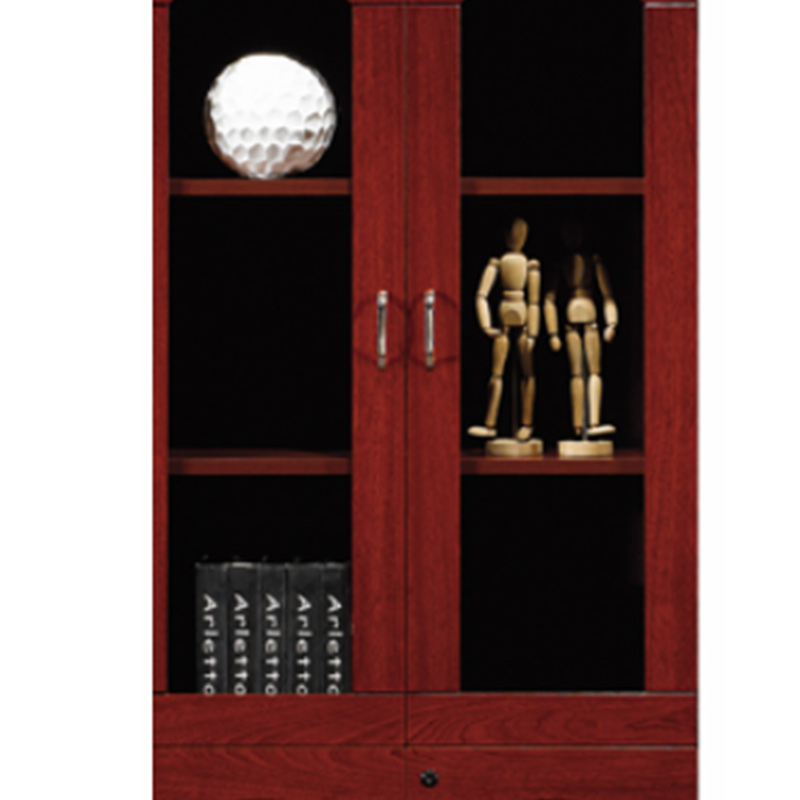 中豫鑫泽 ZYXZ4052429木质文件柜油漆贴木皮资料柜书柜 二门高清大图