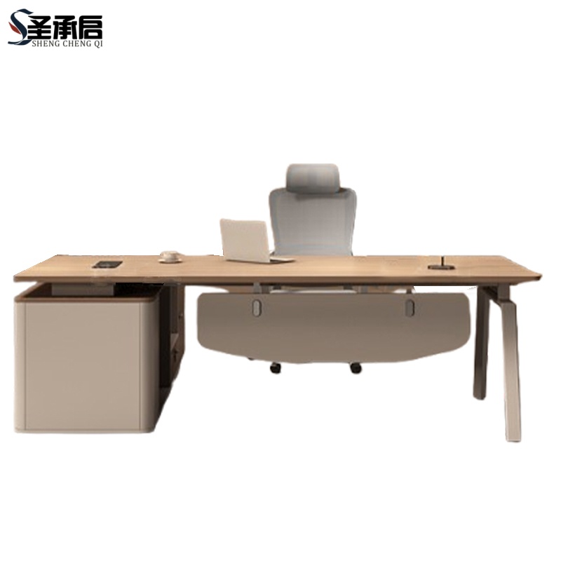 圣承启 主管桌 1.8米含椅张高清大图