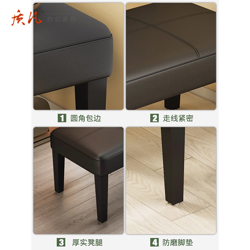 质凡现代简约轻奢入户换鞋凳长条凳 1200*400*400高清大图