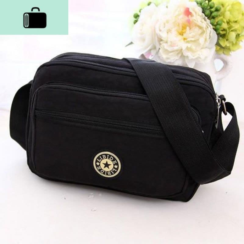 防水牛津布女包 休闲斜背包简约百搭单肩斜挎包小包包帆布收钱包NEW LAKE女斜挎包图片