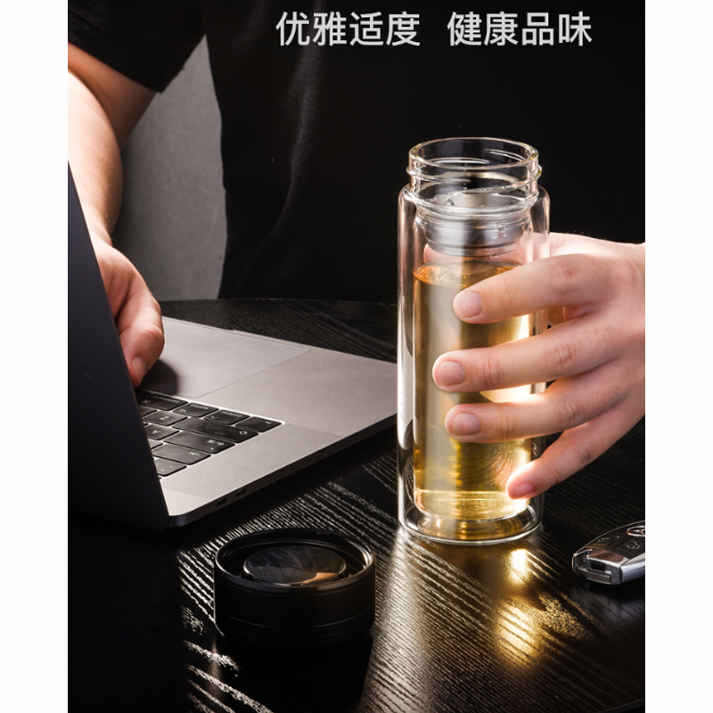 欧妮家便携式水杯 300ML 透明色 SHRF 1LONS