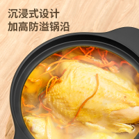 荣事达(Royalstar)砂锅1800ml养生陶瓷煲炖锅家用燃气耐高温煲仔饭沙锅干烧瓦汤煲可煎药RA182213
