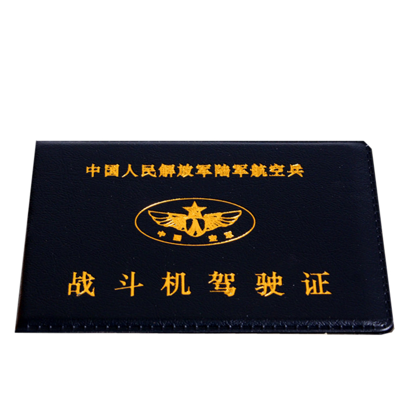 吟秀创意搞笑驾驶证皮套机动车驾驶证卡套旅游景区地摊实用礼品战斗机