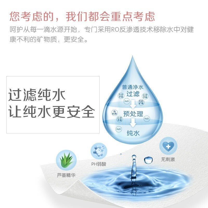 心相印湿厕纸5包家庭装实惠整箱装母婴适用可冲马桶湿纸巾成人擦屁股高清大图