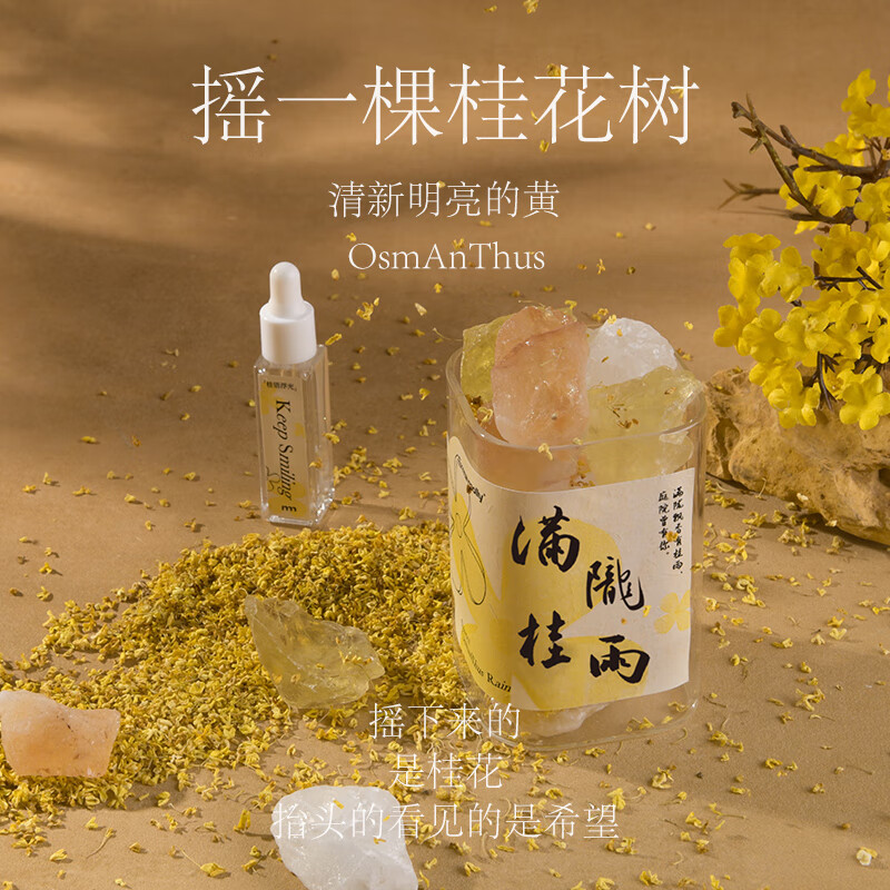艾玛莫莉03扩香石香薰蜡烛礼盒满陇桂雨 香氛礼盒高清大图