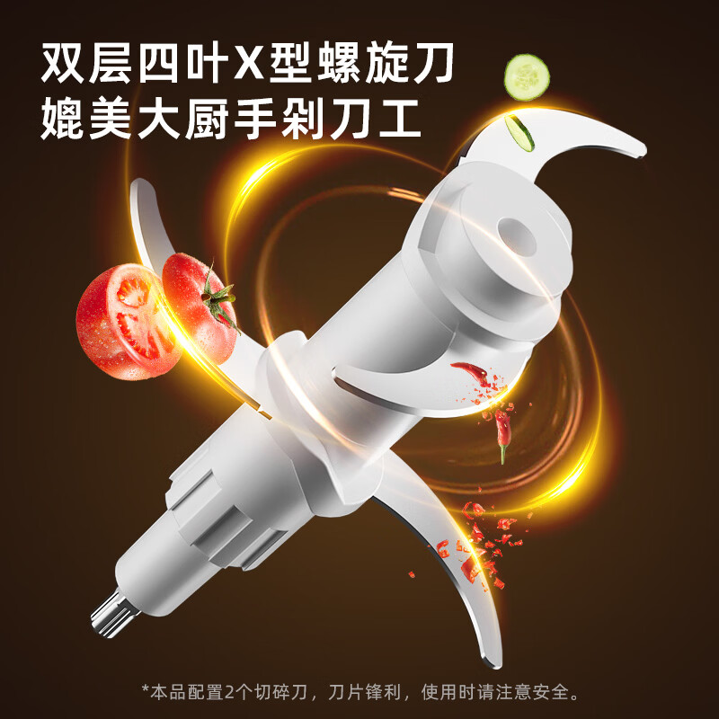 志高CHIGO 3升多功能搅拌机2000转高速绞肉碎肉机全不锈钢设计按键操作300W强力电机高清大图
