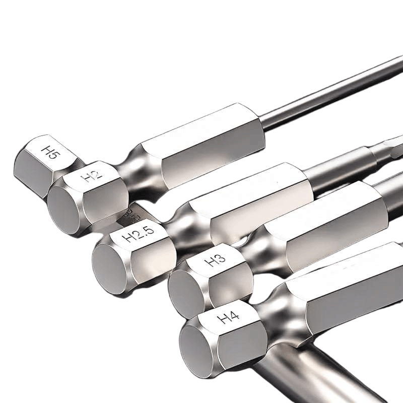 喜来邦(XILAIBANG) S2合金钢强磁性加长电动螺丝刀起子头风批头套装披头组套150mm内六角图片