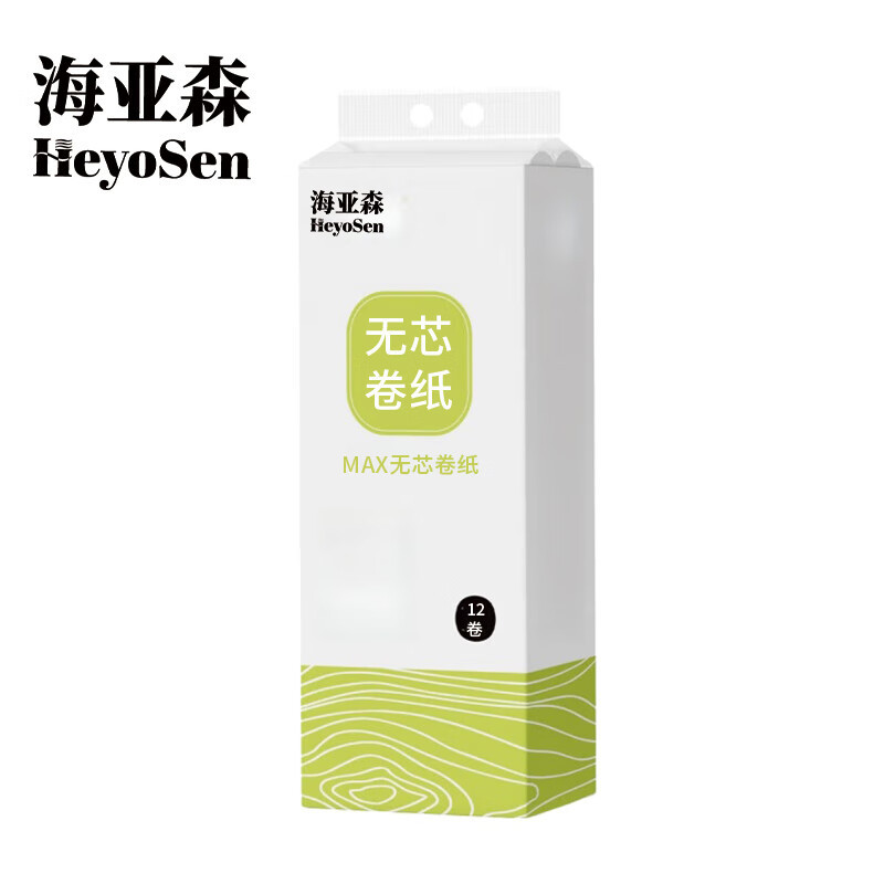 海亚森 M3004 MAX无芯卷纸 80g/卷 12卷/提(计价单位:提) 白色