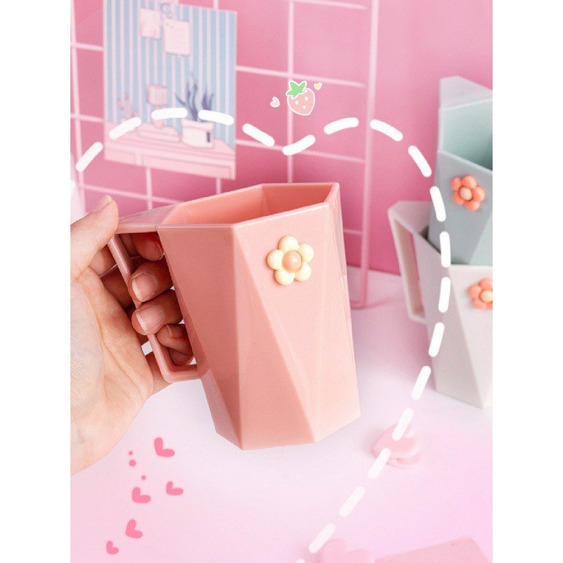 牙杯女学生漱口杯女生创意宿舍洗漱用品全套刷牙杯简约可爱ins风三维