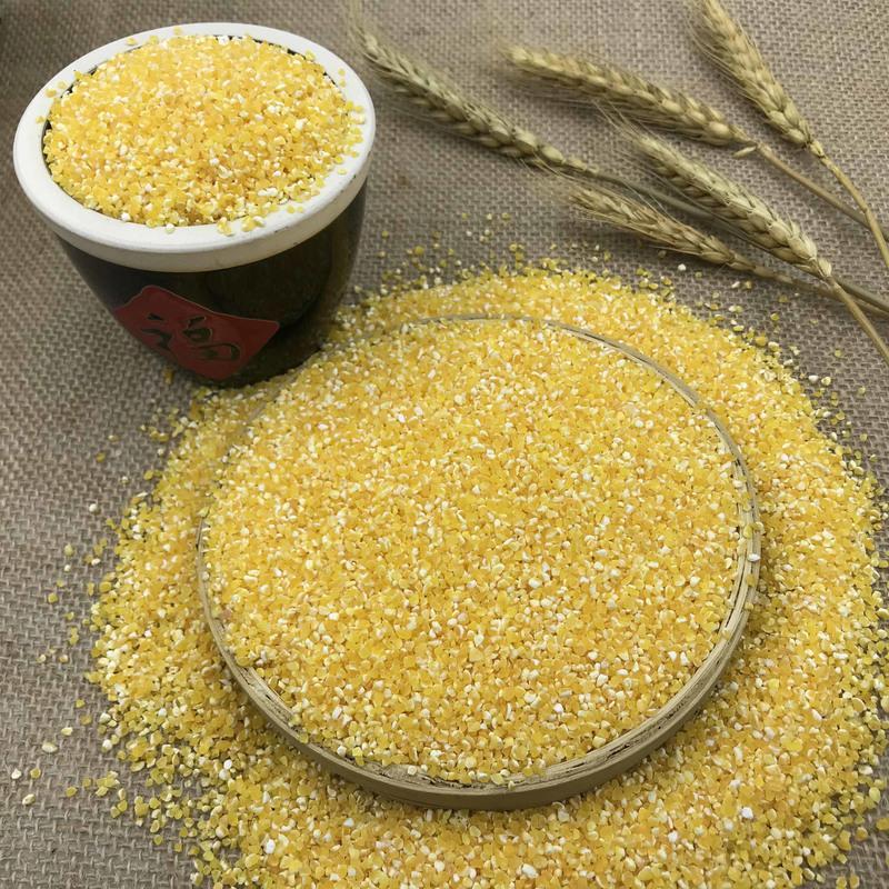 纯东北小碴子大碴子玉米碴子芸豆杂粮 粘碴子4斤芸豆一斤