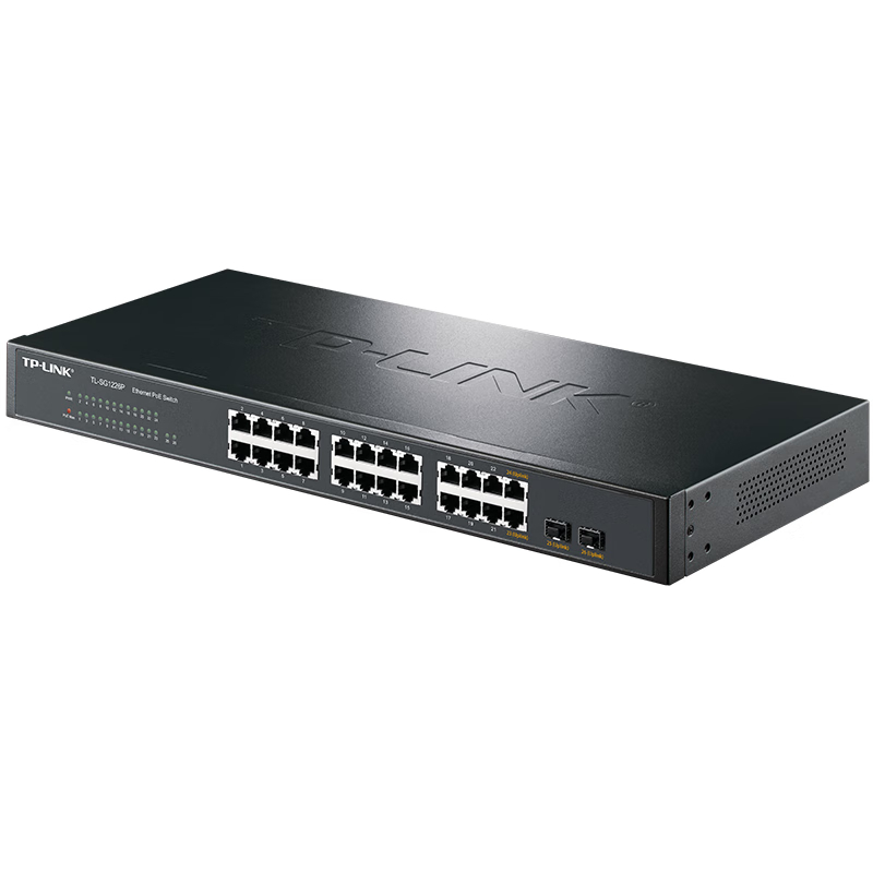 TP-LINK 2千兆光+24口千兆POE交换机 TL-SG1226P 单位:台
