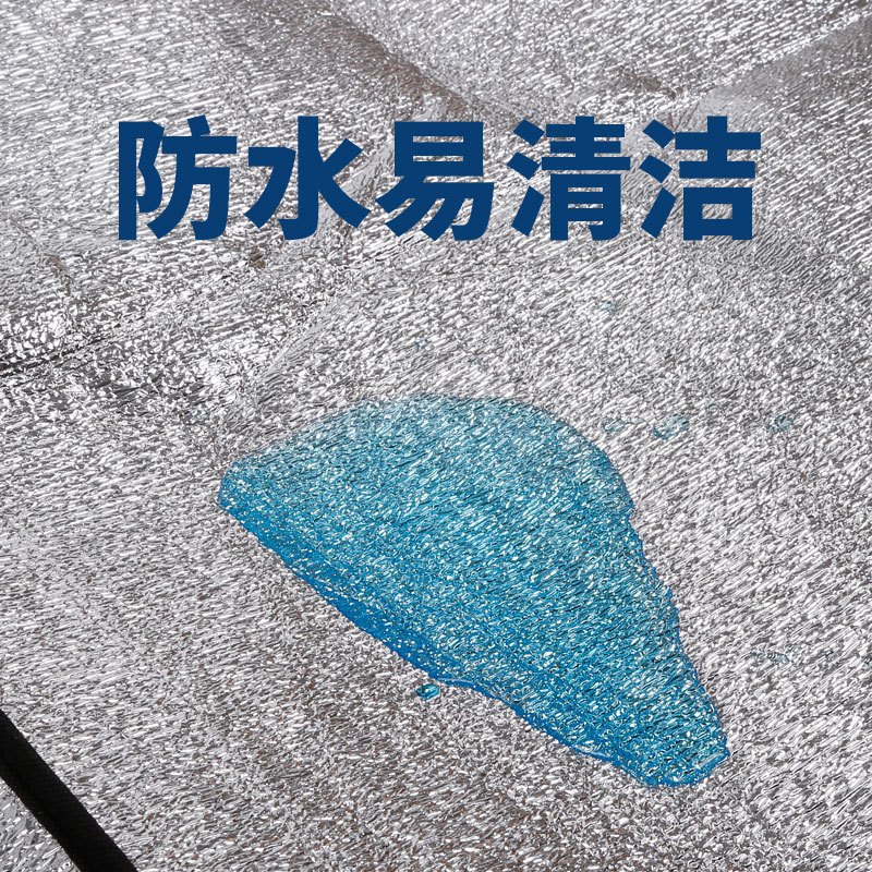 户外大六角帐篷标配双面铝膜防潮垫防水隔热野餐垫子露营装备