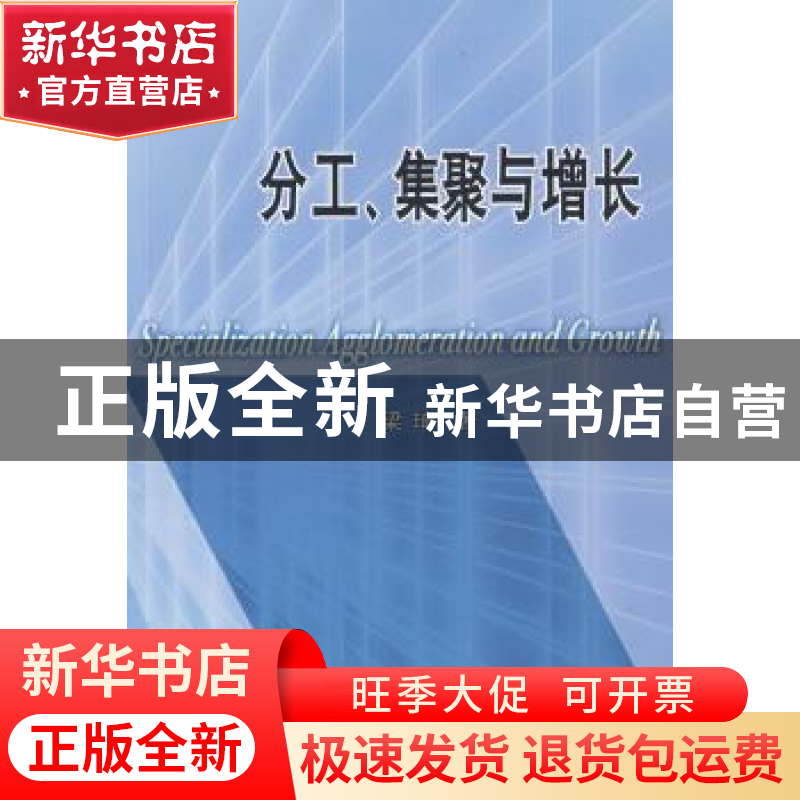 正版 分工、集聚与增长 梁琦 商务印书馆 9787100060684 书籍高清大图