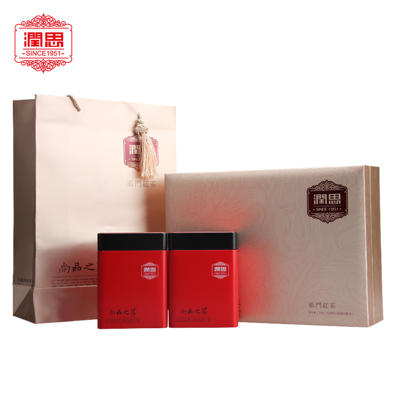 润思红茶 特级祁红毛峰 尚品之尊60年典藏款 150g茶叶 礼盒装 内置小包装