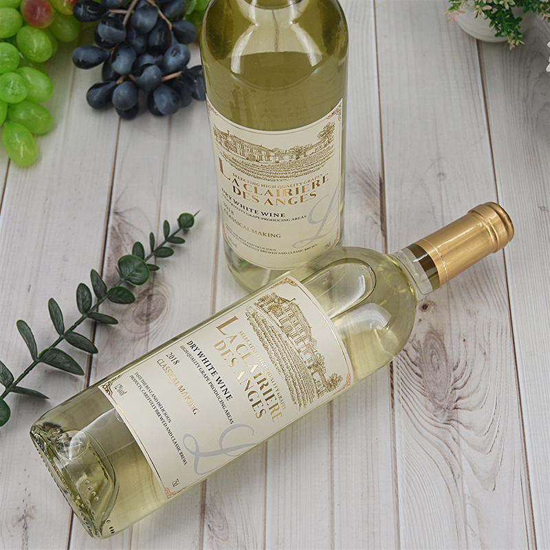 克莱瑞天使干白葡萄酒低度酒12度冰白葡萄酒1瓶