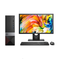 全新戴尔(DELL)成就3470-R1428R英特尔酷睿i5高性能商用办公台式电脑整机(八代i5-8400 8G 1T 四年上门售后 键鼠 WIFI 蓝牙)21.5英寸