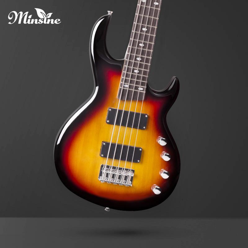 名森minsine五弦贝斯5弦电贝司bass入初学者贝斯乐器可配音箱
