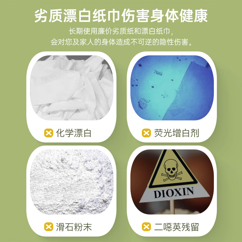 无染抽纸整箱家庭装抽取式实惠装餐巾纸本色面巾纸巾三层畅享包(整箱)高清大图