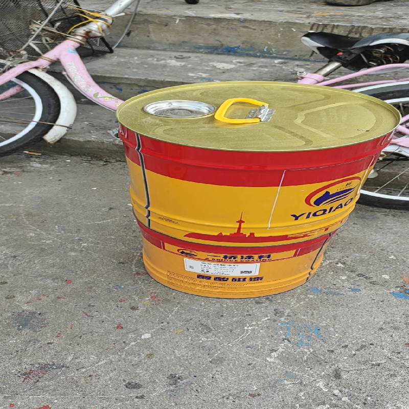 一桥的醇酸磁漆黑漆15KG/桶#