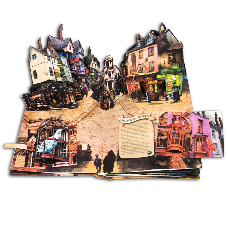 [正版]哈利波特3d立体书 英文原版 进口图书 英文立体书绘本 3D手工剪纸书 Harry Potter Pop up高清大图