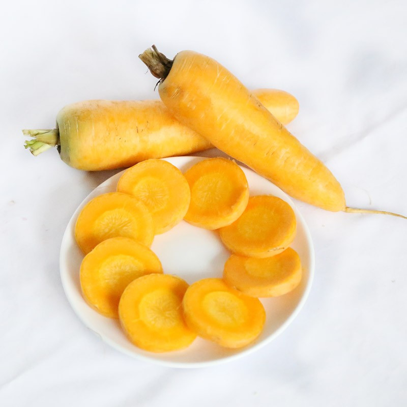 4斤 内蒙古农场种植 新鲜蔬菜黄萝卜生鲜黄萝卜