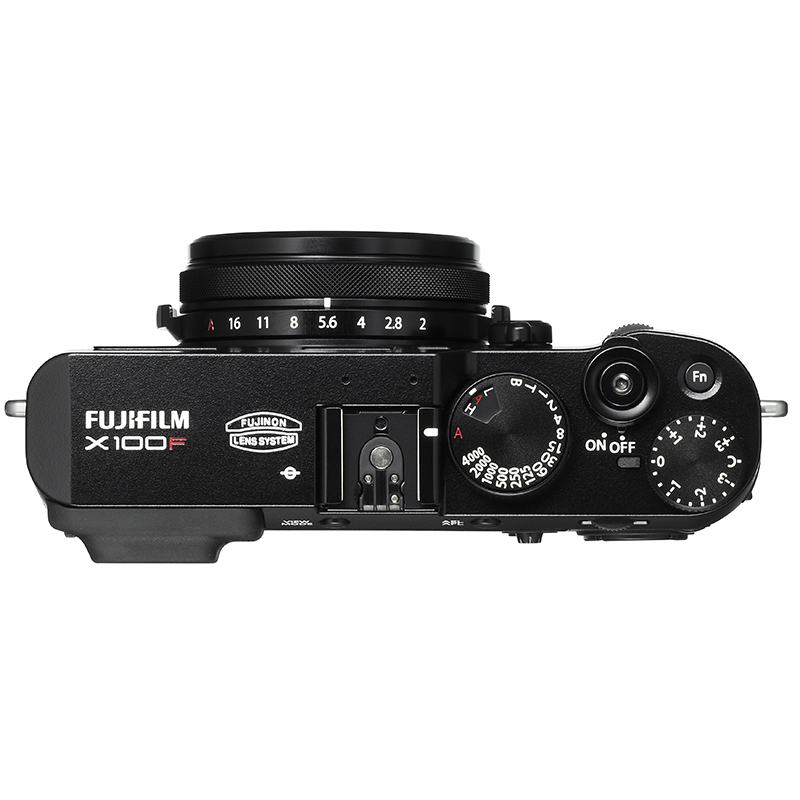 富士(FUJIFILM)相机 X100F 黑色 复古文艺,比微单相机更便携