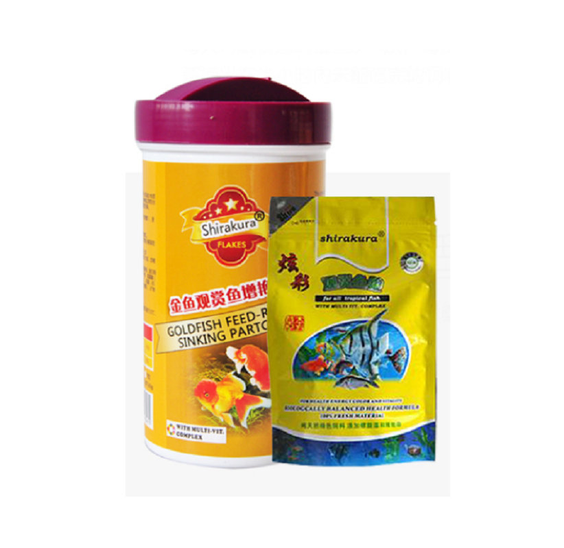 白仓兰寿鱼饲料狮头鎏金鱼饲料增体起头增色鱼食金鱼饲料小粒鱼粮