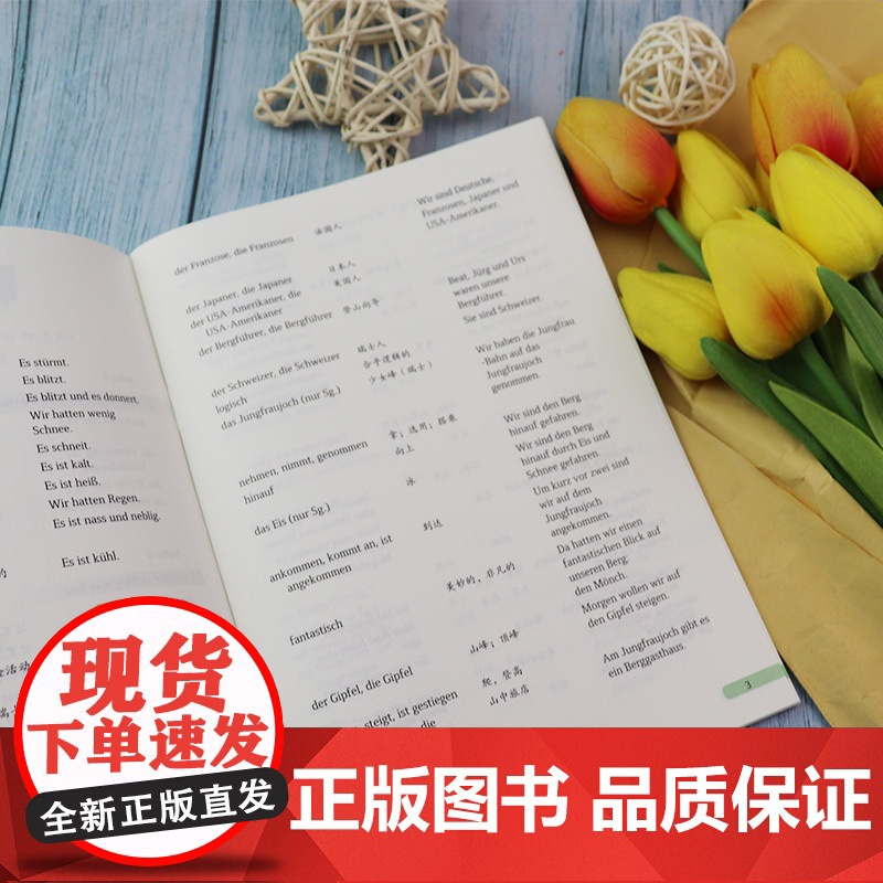 正版 快乐德语 A2.1词汇手册 第二版 电子音频 快乐德语单词手册 A2第二版 德语语音操练 上海外语教育出版社任高清大图