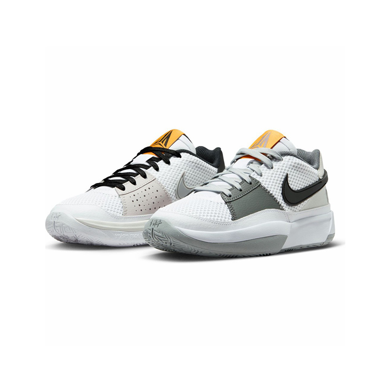 儿童nikeja1防滑减震低帮儿童篮球鞋白灰dx2294101