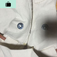 2019新款女包韩国东大同款大容量购物袋ins简约手提单肩帆布包NEWLAKE 小号磁扣米白
