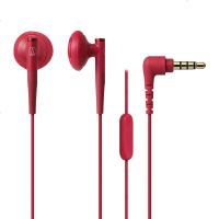 铁三角(audio-technica) ATH-C200iS 人声耳塞式耳机 红色 手机耳麦 音乐耳机