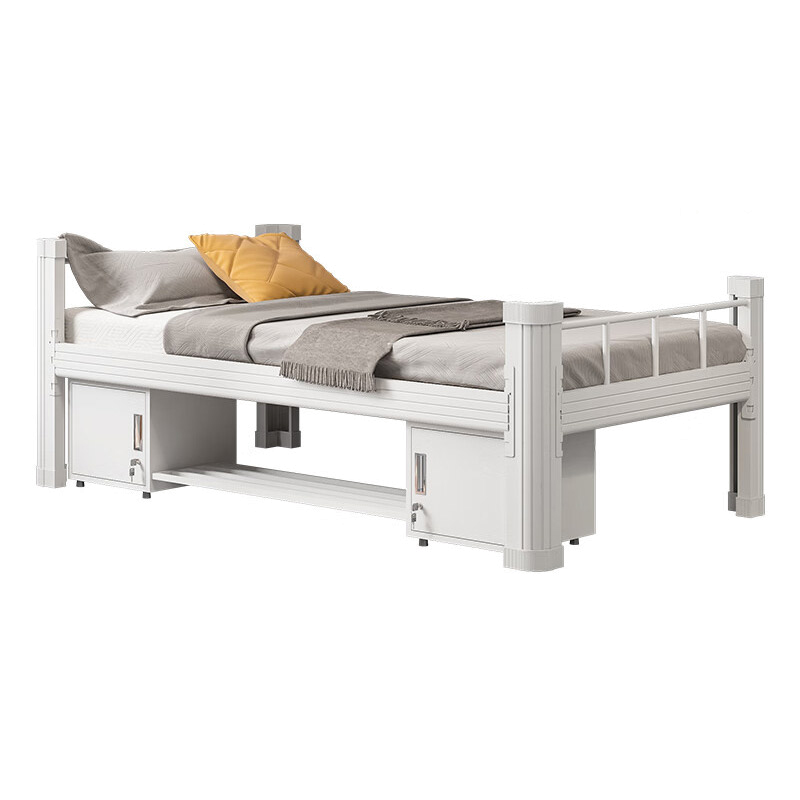 麦都乐 单人铁床 2000*900*750mm 张高清大图