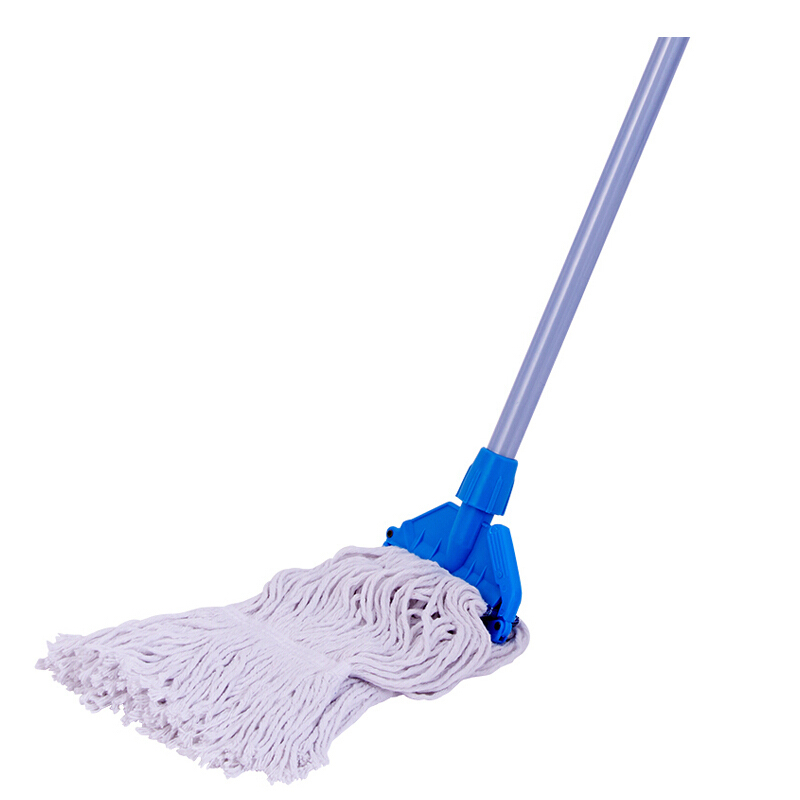 纯棉拖头拖把棉蜡拖地拖水拖榨水车拖把池挤水墩布拖把铝合金杆蓝头
