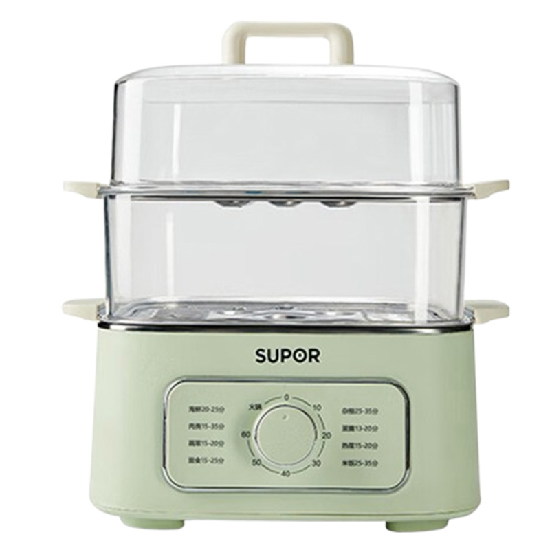 苏泊尔电蒸锅9.3L大容量不锈钢蒸片蒸煮多功能ZN23FK930