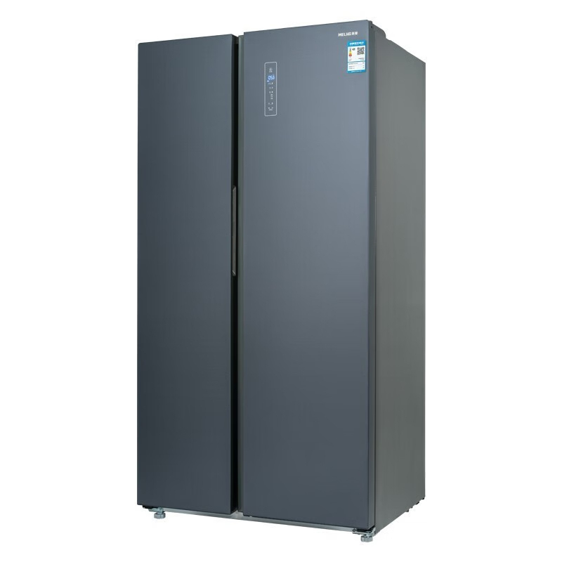 1度一级双变频家用低噪节能嵌入式对开门冰箱