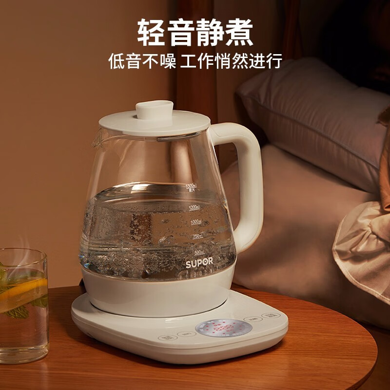 苏泊尔养生壶/SW-15Y18/米黄色高清大图