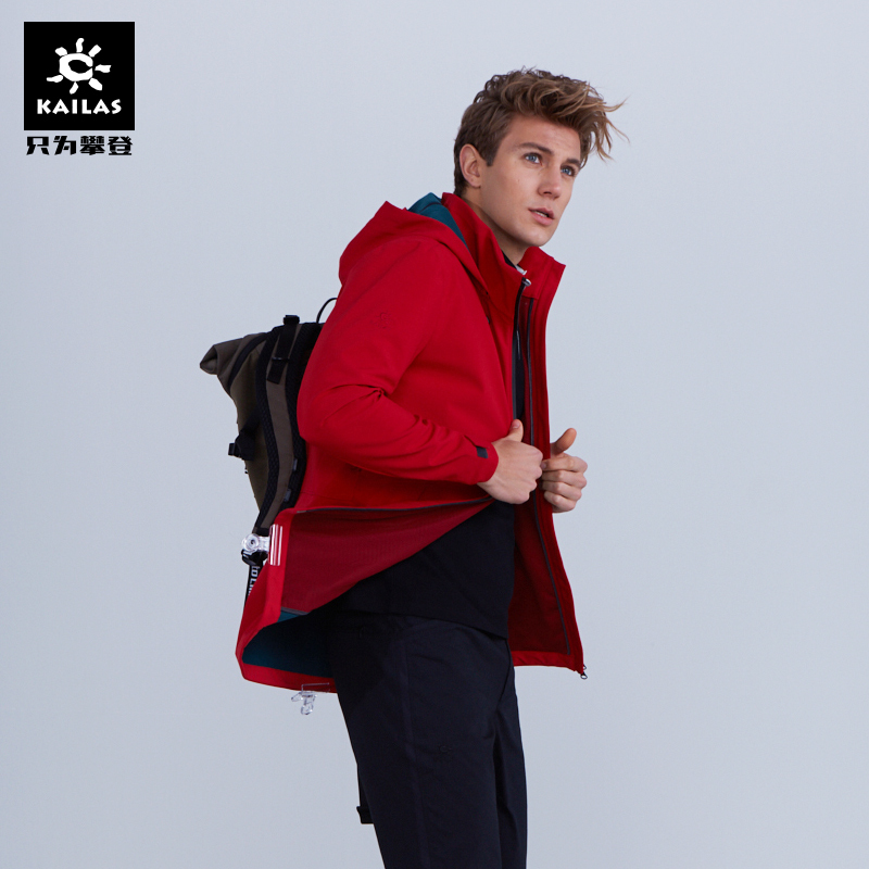 凯乐石户外登山服男女款新款防风保暖透气徒步软壳外套